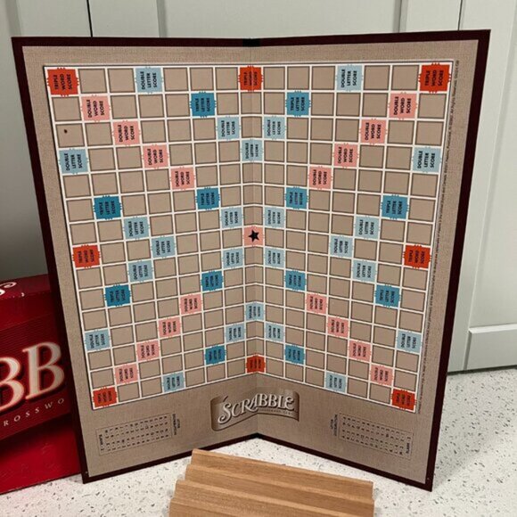 Vintage 1999 SCRABBLE Velvet Tile Bag Parker Brothers Hasbro COMPLETE - Picture 11 of 12